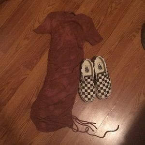 Tie Dye Ruched Dress